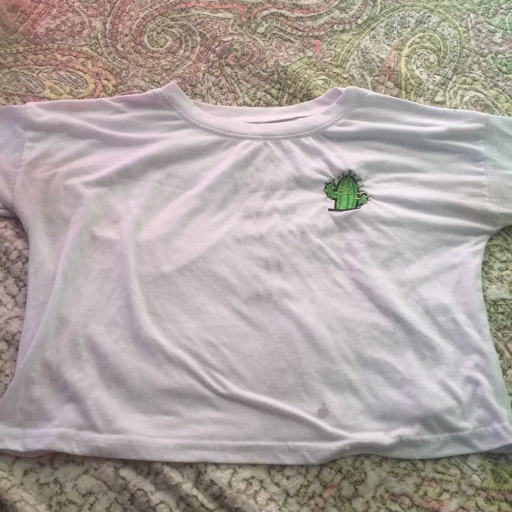 A crop top type of shirt
